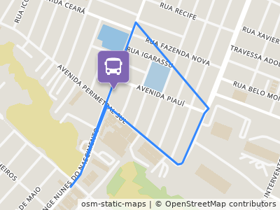 Mapa da parada