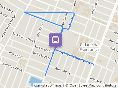 Mapa da parada