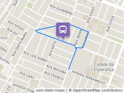 Mapa da parada
