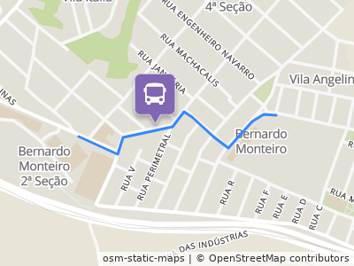 Mapa da parada