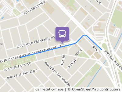 Mapa da parada