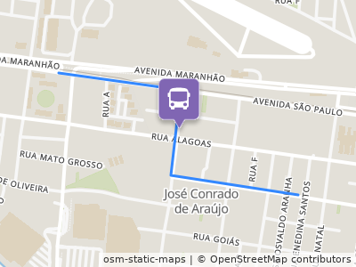 Mapa da parada