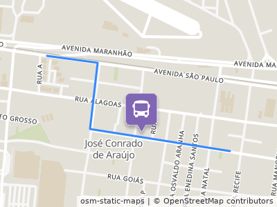 Mapa da parada
