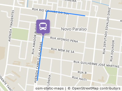 Mapa da parada