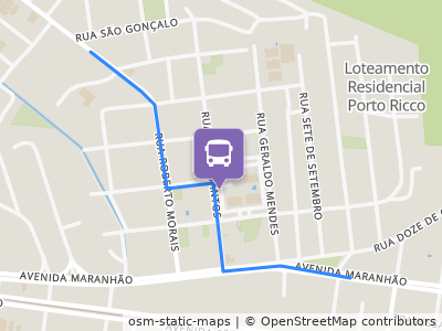 Mapa da parada