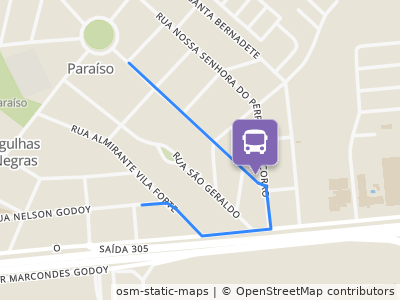 Mapa da parada