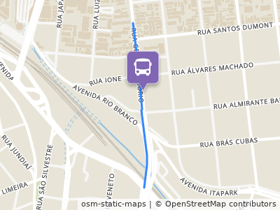 Mapa da parada