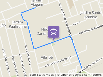 Mapa da parada