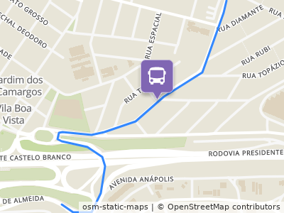 Mapa da parada