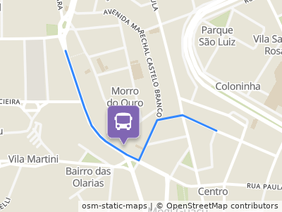 Mapa da parada