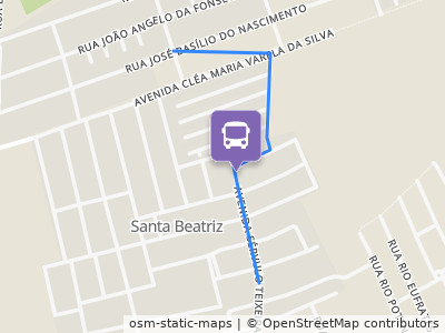 Mapa da parada
