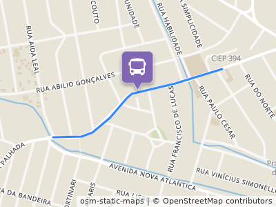Mapa da parada