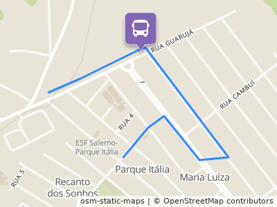 Mapa da parada