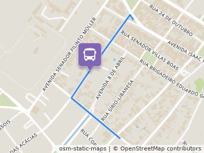 Mapa da parada