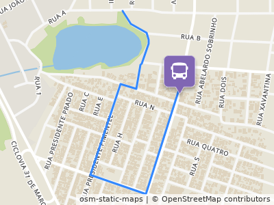 Mapa da parada
