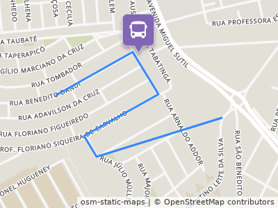 Mapa da parada