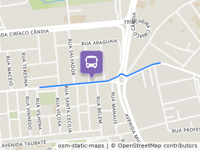 Mapa da parada