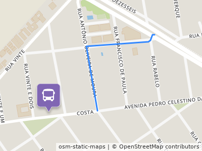 Mapa da parada