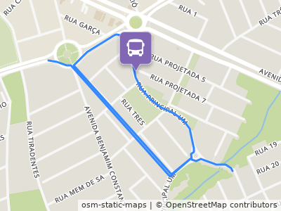 Mapa da parada