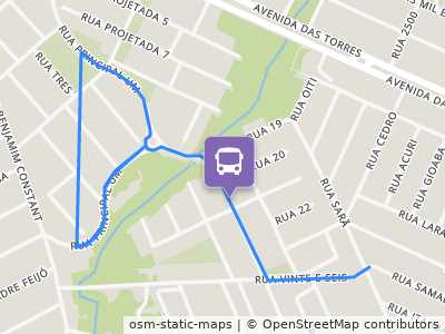 Mapa da parada
