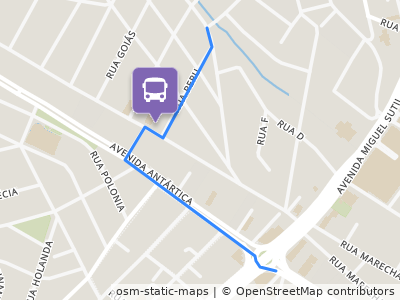 Mapa da parada