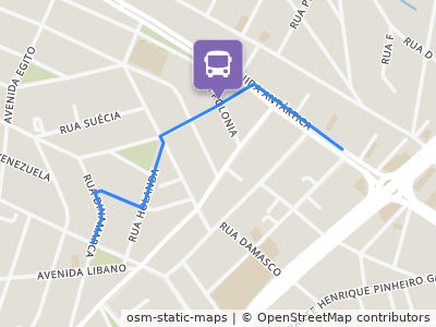 Mapa da parada
