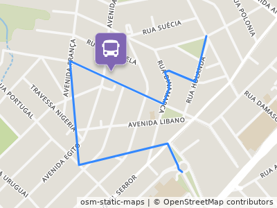 Mapa da parada