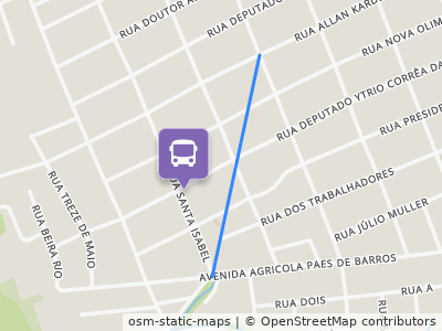 Mapa da parada