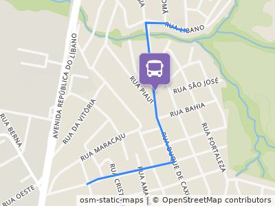 Mapa da parada