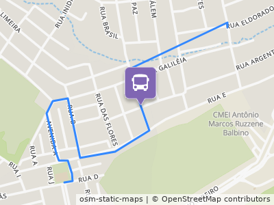 Mapa da parada