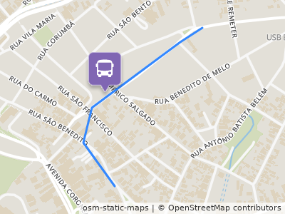 Mapa da parada