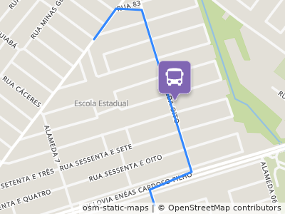 Mapa da parada