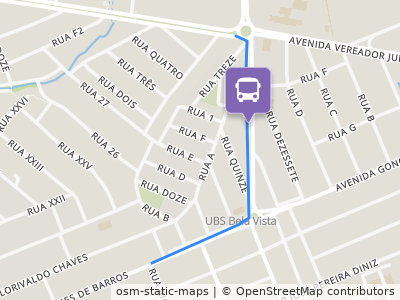Mapa da parada