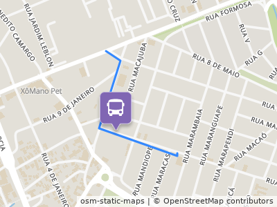 Mapa da parada