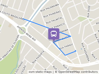Mapa da parada