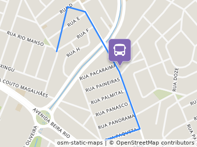 Mapa da parada