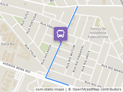 Mapa da parada