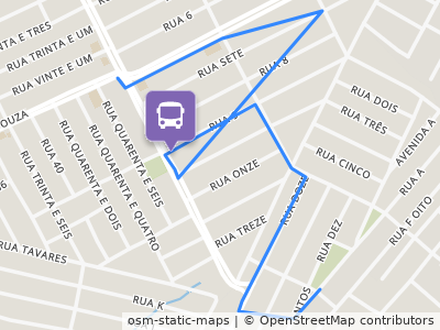 Mapa da parada