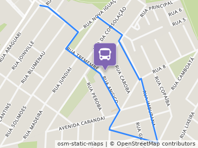 Mapa da parada