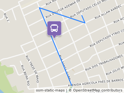 Mapa da parada