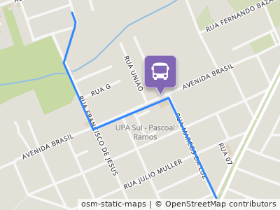 Mapa da parada