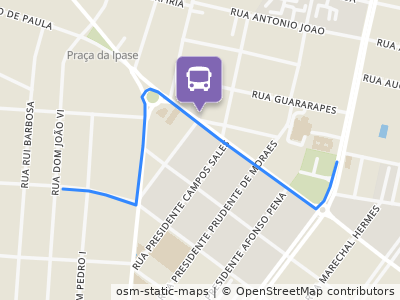 Mapa da parada