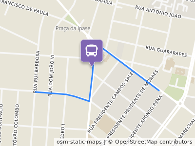 Mapa da parada