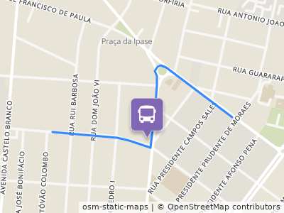 Mapa da parada