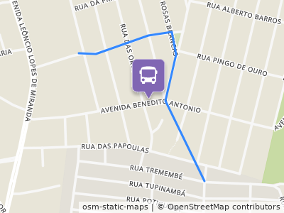 Mapa da parada