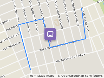 Mapa da parada
