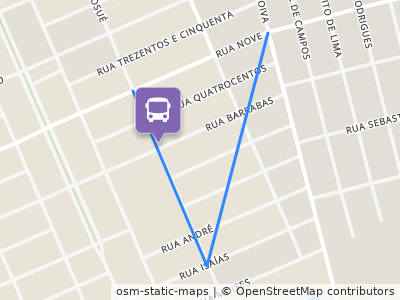 Mapa da parada