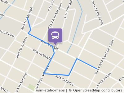 Mapa da parada