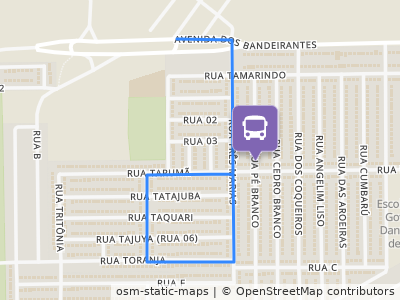 Mapa da parada