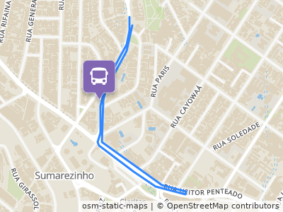 Mapa da parada